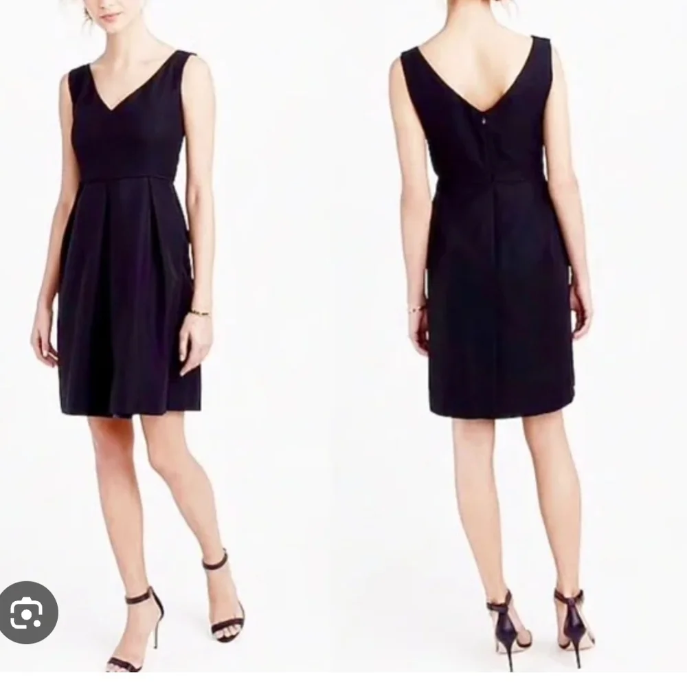 J. Crew BLACK Kami Dress in Classic Faille” Formal dress ⭐️